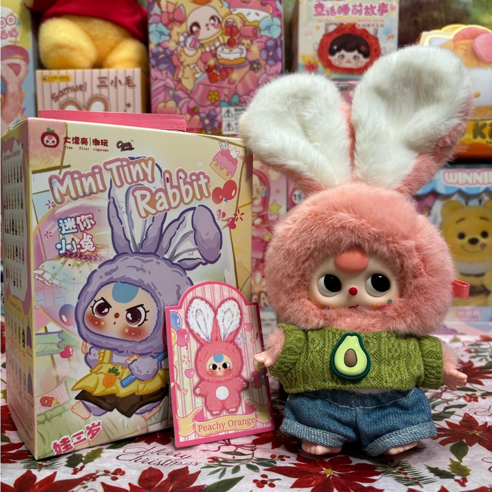 Cute BB3 Mini Tiny Rabbit Series “Peachy Orange” 🍊 - Picture 11 of 15